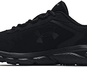 Under Armour mens Charged Assert 9 Running Shoe, Black (002 Black, 13 US