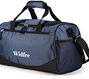 Widfre Sports Gym Bags Duffle Bag for Travel, Daily Use, TPU Waterproof Pocket, Shoes Compartment, Women and Men