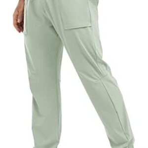 Rdruko Men's Golf Joggers Pants Stretch Quick Dry Track Running Workout Sweat Pants with Zipper Pockets