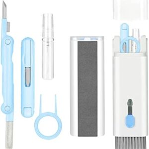 7-in-1 Electronic Cleaner Kit,Keyboard Cleaner,Laptop Cleaner Kit for Monitor, Cell Phone, Bluetooth,Headset, Lego, Airpods, Laptop Camera Lens (Blue)