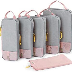 Compression Packing Cubes for Suitcases, BAGSMART 6 Set/4 Set/2 Set Travel Organizer Cubes for Travel Essentials, Expandable Luggage Suitcase Organizer Bags Set, Lightweight Packing Organizers as Travel Accessories for Women / Men