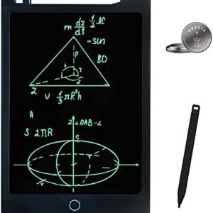 JONZOO LCD Writing Tablet 11 inch, Erasable Writing Drawing Board Doodle Pads with Magnets, Electronic Drawing Tablet Writing Board for Kids Adults at Home School Office (Black)