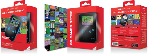 My Arcade Go Gamer Portable - Handheld Gaming System - 300 Retro Style Games - Battery Powered - Full Color Display - Volume Buttons - Headphone Jack - Electronic Games - Image 6